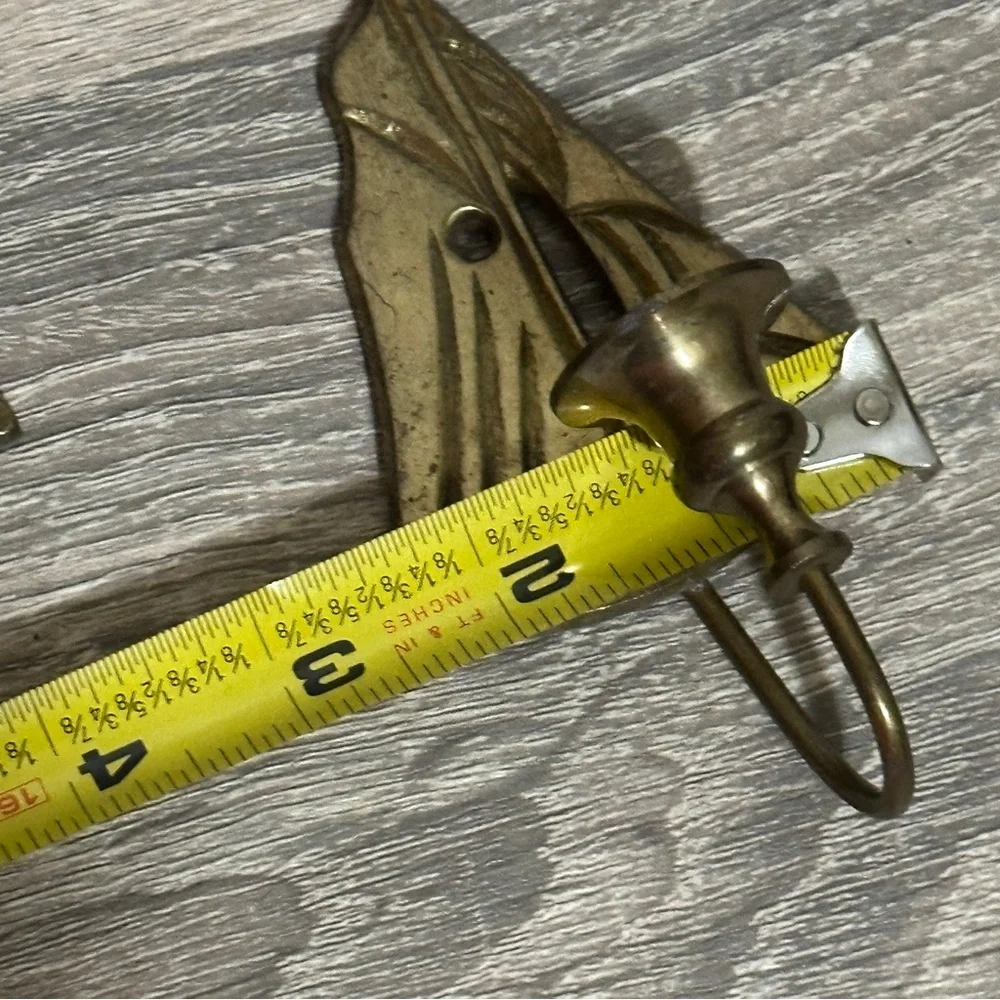 Brass Sailboat Candle Stick Holders Nautical Cottage Home Decor Wall Mounted Pr.